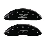MGP 4 Caliper Covers Engraved Front & Rear Trailblazer style/SS Black finish silver ch thumbnail 4