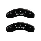 MGP 4 Caliper Covers Engraved Front & Rear Envoy Black finish silver ch thumbnail 9