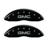 MGP 4 Caliper Covers Engraved Front & Rear GMC Black finish silver ch thumbnail 6