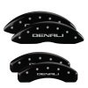 MGP 4 Caliper Covers Engraved Front & Rear Denali Black finish silver ch thumbnail 8