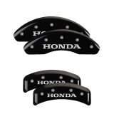 MGP 4 Caliper Covers Engraved Front & Rear Honda Black finish silver ch thumbnail 5