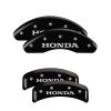 MGP 4 Caliper Covers Engraved Front & Rear Honda Black finish silver ch thumbnail 8