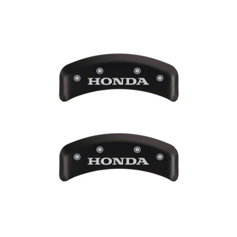 MGP 4 Caliper Covers Engraved Front & Rear Honda Red finish silver ch thumbnail 9
