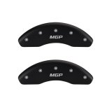 MGP 4 Caliper Covers Engraved Front & Rear MGP Black finish silver ch thumbnail 2
