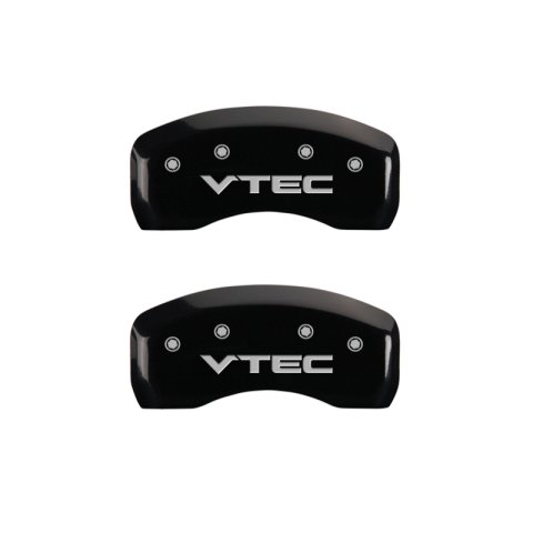 MGP 4 Caliper Covers Engraved Front & Rear Vtech Black finish silver ch thumbnail 9