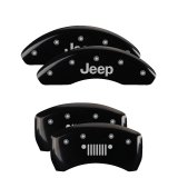 MGP 4 Caliper Covers Engraved Front & Rear MGP Black finish silver ch thumbnail 7