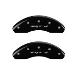 MGP 4 Caliper Covers Engraved Front & Rear SRT4 Black finish silver ch thumbnail 1