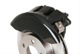 MGP 4 Caliper Covers Engraved Front & Rear Style 1/Chrysler Wing Black finish silver ch thumbnail 8