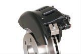 MGP 4 Caliper Covers Engraved Front & Rear Style 1/Chrysler Wing Black finish silver ch thumbnail 9