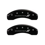 MGP 4 Caliper Covers Engraved Front & Rear With stripes/Durango Black finish silver ch thumbnail 9
