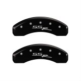 MGP 4 Caliper Covers Engraved Front & Rear SSR Black finish silver ch thumbnail 2