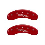MGP 4 Caliper Covers Engraved Front & Rear SSR Red finish silver ch thumbnail 2