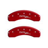 MGP 4 Caliper Covers Engraved Front & Rear SSR Red finish silver ch thumbnail 9