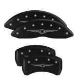 MGP Front set 2 Caliper Covers Engraved Front MGP Black finish silver ch thumbnail 6