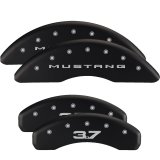 MGP Front set 2 Caliper Covers Engraved Front MGP Black finish silver ch thumbnail 4