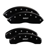 MGP 4 Caliper Covers Engraved Front & Rear MGP Black finish silver ch thumbnail 3
