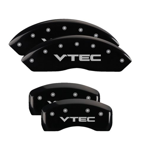 MGP 4 Caliper Covers Engraved Front & Rear MGP Black finish silver ch thumbnail 5