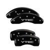 MGP 4 Caliper Covers Engraved Front & Rear Vtech Black finish silver ch thumbnail 8