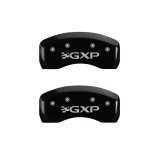 MGP 4 Caliper Covers Engraved Front Pontiac Engraved Rear GXP Black finish silver ch thumbnail 9