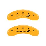 MGP 4 Caliper Covers Engraved Front & Rear Broken D/Dodge Black finish silver ch thumbnail 9