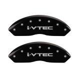MGP 4 Caliper Covers Engraved Front & Rear i-Vtec Black finish silver ch thumbnail 5