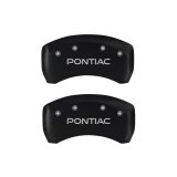 MGP 4 Caliper Covers Engraved Front & Rear Pontiac Red finish silver ch thumbnail 7