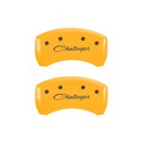 MGP 4 Caliper Covers Engraved Front & Rear With stripes/Dodge Black finish silver ch thumbnail 9