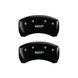MGP 4 Caliper Covers Engraved Front & Rear MGP Black finish silver ch thumbnail 7