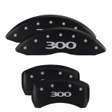 MGP 4 Caliper Covers Engraved Front & Rear 300 Black finish silver ch thumbnail 7