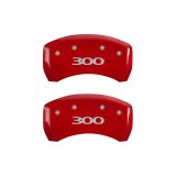 MGP 4 Caliper Covers Engraved Front & Rear 300 Red finish silver ch thumbnail 2