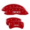 MGP 4 Caliper Covers Engraved Front & Rear 300 Red finish silver ch thumbnail 8