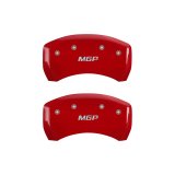 MGP Rear set 2 Caliper Covers Engraved Rear MGP Red finish silver ch thumbnail 3