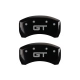 MGP Rear set 2 Caliper Covers Engraved Rear GT Black finish silver ch thumbnail 5