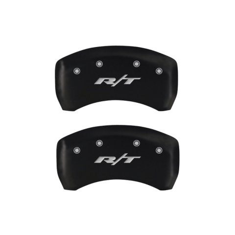 MGP 4 Caliper Covers Engraved Front & Rear RT1-Truck Red finish silver ch thumbnail 7