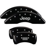 MGP 4 Caliper Covers Engraved Front & Rear MGP Black finish silver ch thumbnail 5