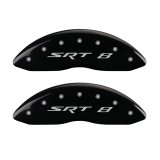 MGP 4 Caliper Covers Engraved Front & Rear SRT8 Black finish silver ch thumbnail 1