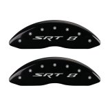 MGP 4 Caliper Covers Engraved Front & Rear SRT8 Black finish silver ch thumbnail 5