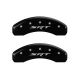 MGP 4 Caliper Covers Engraved Front & Rear SRT Black finish silver ch thumbnail 2