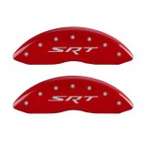 MGP 4 Caliper Covers Engraved Front & Rear SRT Red finish silver ch thumbnail 7