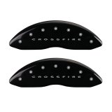 MGP 4 Caliper Covers Engraved Front & Rear Crossfire Black finish silver ch thumbnail 4