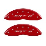 MGP 4 Caliper Covers Engraved Front & Rear SRT8 Red finish silver ch thumbnail 7