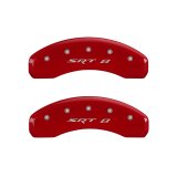 MGP 4 Caliper Covers Engraved Front & Rear SRT8 Red finish silver ch thumbnail 9