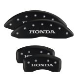 MGP 4 Caliper Covers Engraved Front 2015/Civic Engraved Rear 2015/Civic Black finish silver ch thumbnail 3