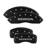 MGP 4 Caliper Covers Engraved Front & Rear MGP Black finish silver ch thumbnail 3