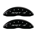MGP 4 Caliper Covers Engraved Front Charger Engraved Rear RT Black finish silver ch thumbnail 7