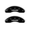 MGP Front set 2 Caliper Covers Engraved Front HHR Black finish silver ch thumbnail 7