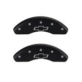 MGP Front set 2 Caliper Covers Engraved Front MGP Red finish silver ch thumbnail 6