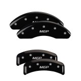 MGP 4 Caliper Covers Engraved Front & Rear MGP Black finish silver ch thumbnail 5