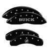 MGP 4 Caliper Covers Engraved Front Buick Engraved Rear Buick Shield Black finish silver ch thumbnail 8