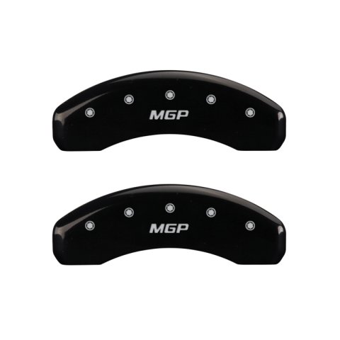 MGP 4 Caliper Covers Engraved Front & Rear MGP Black finish silver ch thumbnail 8